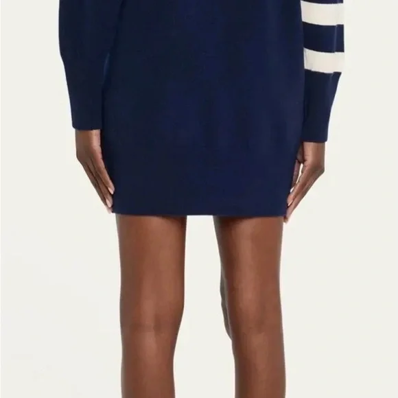 NWT FRAME Cashmere Rugby Tunic Dress - Picture 10 of 10